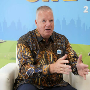 Sybren Attema, chairman of the FrieslandCampina cooperative: “The people here in Indonesia want to move forward. They are very driven.”