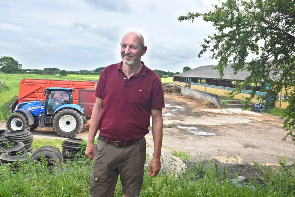 Peter Sivertsen runs the dairy farm in Roskilde with his wife Lotte.