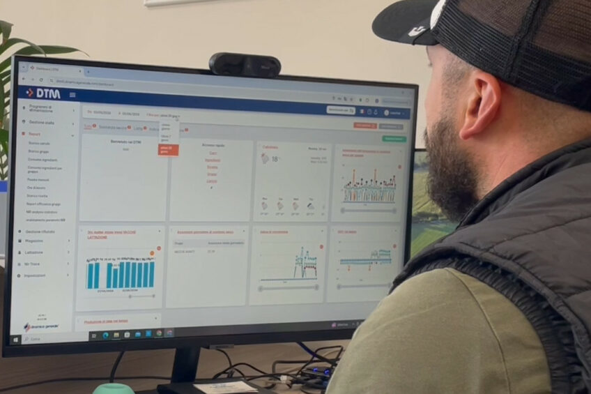 DTM is a cutting-edge tool designed to revolutionise how dairy farmers control their operations and KPIs. Photo: Dinamica Generale