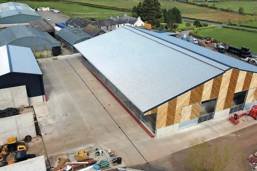 In Northern Ireland, Robert set about constructing a new high-tech dairy unit from the ground up, utilising the slurry tanks from the old beef housing. Photos: Chris McCullough