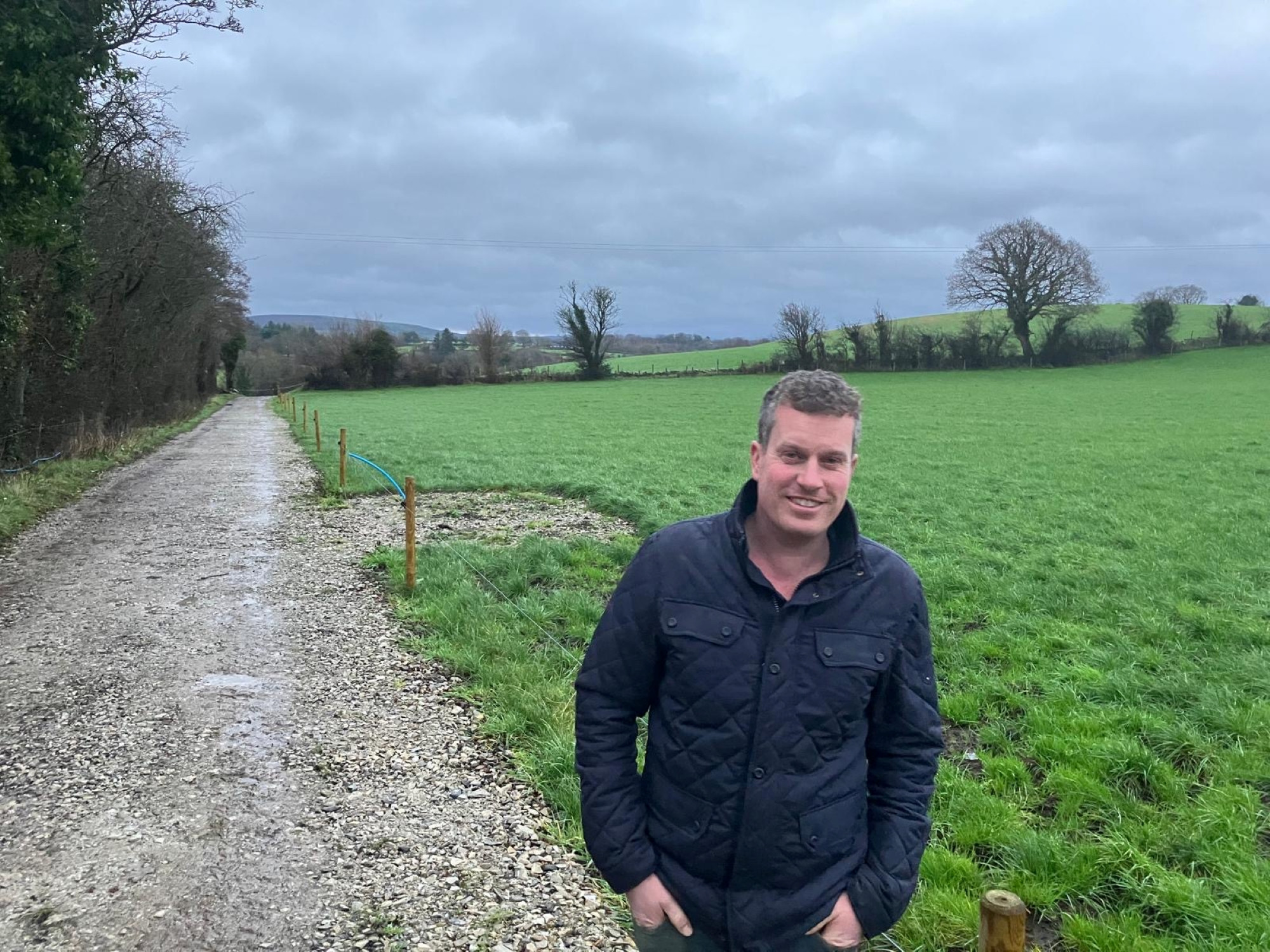 Northern Ireland farmer David Hunter has streamlined his farm to an efficient pasture-based grazing system. Photo: CAFRE